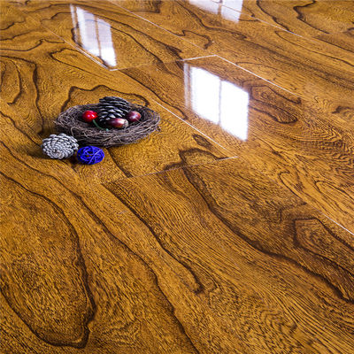 Высокая износостойкость AC4 Arc Single V-groove Painting Piso Flotante Suelo Laminado