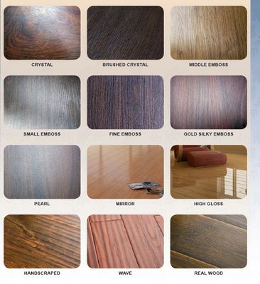 Высокая износостойкость AC4 Arc Single V-groove Painting Piso Flotante Suelo Laminado