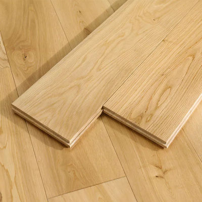 Длиннолистные напольные покрытия из твердого дерева HDF Golden Pine Espresso Satin Oak