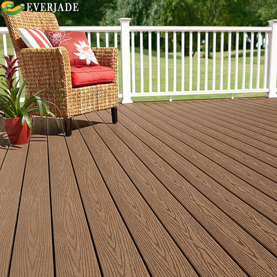 Square Edge Eden Pro Exterior Использованное дерево из ПВК из Таиланда Водостойкая канавчатая кровельная панель