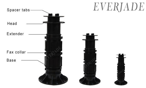 Подвальные принадлежности Everjade Регулируемые поднятые напольные покрытия плитки Подпорные постаменты