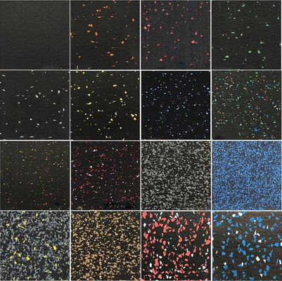 85% SBR Granules 15%EPDM Granules Gym Flooring Interlocking Rubber Mat для спорта