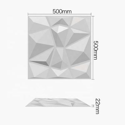 Высота 3D-рельефа 22 мм высокий глянцевый пилл и клей ПВХ панель стенового искусства для фонового дивана