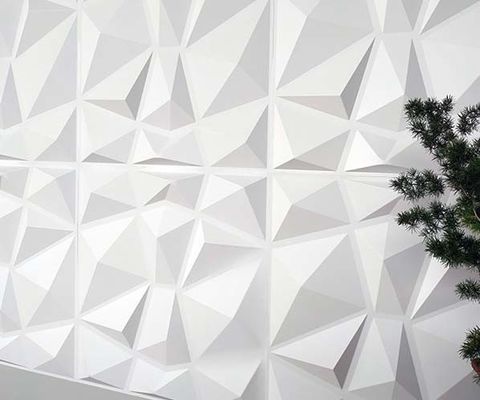 Высота 3D-рельефа 22 мм высокий глянцевый пилл и клей ПВХ панель стенового искусства для фонового дивана